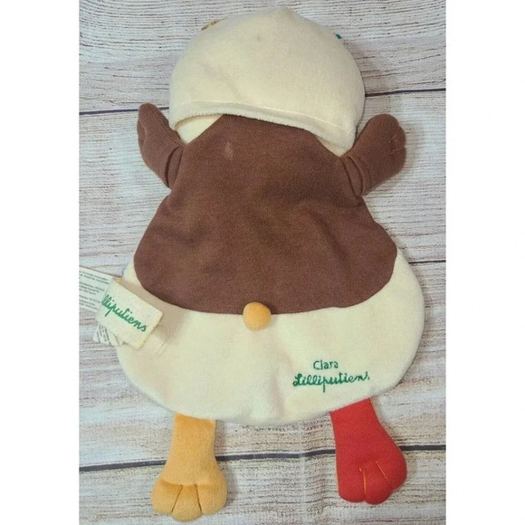 Lilliputiens Clara Teddy Panda Bear Baby Lovey Cuddle Puppet Security Blanket - Picture 2 of 4